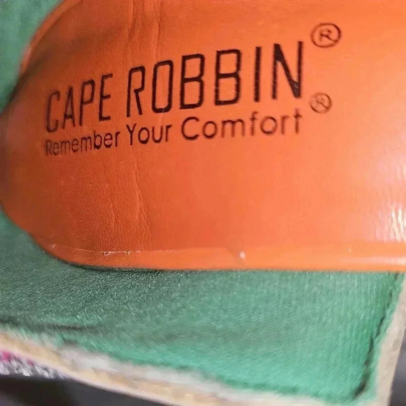 Cape Robin Nayaye Western Style Rhinestone Coated Multi Colored Cutout Heels 5.5 - Picture 11 of 11